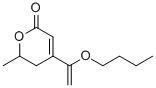 4-(1-BUTOXYVINYL)-6-METHYL-5,6-DIHYDROPYRAN-2-ONE Structure