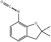 2,2-DIMETHYL-2,3-DIHYDRO-1-BENZOFURAN-7-YL ISOCYANATE Structure