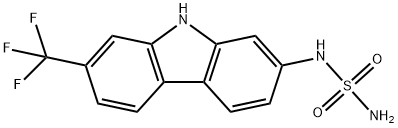 Sulfamide, [7-(trifluoromethyl)-9H-carbazol-2-yl]- (9CI) 结构式