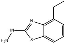 4-ETHYL-2(3H)-BENZOTHIAZOLONE HYDRAZONE Structure