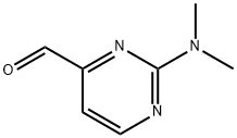 2-二甲氨基嘧啶-4-甲醛,872707-78-3,结构式