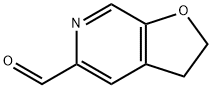 2,3-dihydrofuro[2,3-c]pyridine-5-carbaldehyde Struktur