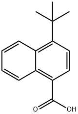 4-(1,1-dimethylethyl)-1-Naphthalenecarboxylic acid,872798-31-7,结构式
