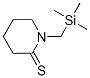 2-Piperidinethione,  1-[(trimethylsilyl)methyl]- 结构式