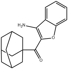 1-adamantyl(3-amino-1-benzofuran-2-yl)methanone Structure