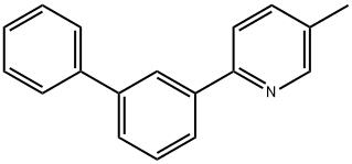 Pyridine, 2-[1,1'-biphenyl]-3-yl-5-Methyl- Struktur