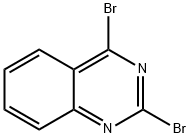 2,4-ジブロモキナゾリン 化学構造式