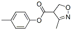 4-Isoxazolecarboxylic  acid,  4,5-dihydro-3-methyl-4-(4-methylphenyl)-,  (-)- Structure