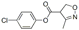 4-Isoxazolecarboxylic  acid,  4-(4-chlorophenyl)-4,5-dihydro-3-methyl-,  (-)-|