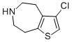 3-CHLORO-5,6,7,8-TETRAHYDRO-4H-THIENO[2,3-D]AZEPINE 结构式