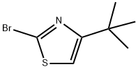 2-BROMO-4-TERT-BUTYLTHIAZOLE, 873075-54-8, 结构式