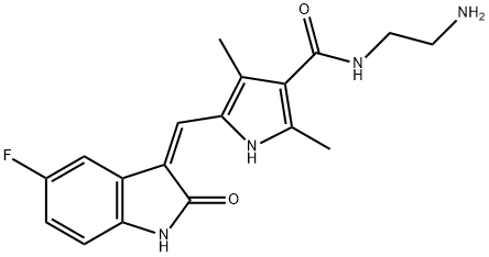 N,N-Didesethyl Sunitinib Hydrochloride, 873077-70-4, 结构式