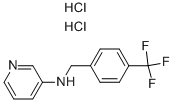 PYRIDIN-3-YL-(4-TRIFLUOROMETHYL-BENZYL)-AMINE DIHYDROCHLORIDE Structure