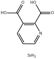 2,3-ピリジンジカルボン酸ストロンチウム 化学構造式
