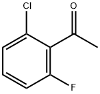 2'-クロロ-6'-フルオロアセトフェノン 化学構造式