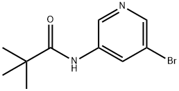 N-(5-溴-3-吡啶基)-2,2-二甲基丙酰胺, 873302-39-7, 结构式