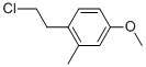1-(2-CHLOROETHYL)-4-METHOXY-2-METHYLBENZENE Structure