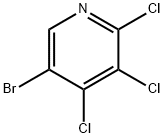 5-Bromo-2,3,4-trichloropyridine Struktur