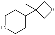 4-(3-Methyloxetan-3-yl)piperidine Struktur