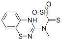 methyl-4H-1,2,4-benzothiadiazin-3-yl-carbamodithioate-S,S-dioxide|
