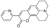 10-(2-Pyridyl)-2,3,6,7-tetrahydro-1H,5H,11H-[1]benzopyrano[6,7,8-ij]quinolizine-11-one|