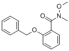 2-BENZYLOXY-N-METHOXY-N-METHYL-BENZAMIDE Struktur