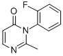 4(3H)-Pyrimidinone, 3-(2-fluorophenyl)-2-methyl-|