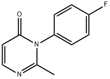 3-(4-fluorophenyl)-2-methyl-pyrimidin-4-one Struktur