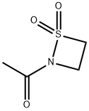 1,2-Thiazetidine, 2-acetyl-, 1,1-dioxide (9CI) Struktur