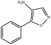 5-苯基异噁唑-4-胺 结构式