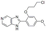 2-[2-(3-クロロプロポキシ)-4-メトキシフェニル]-1H-イミダゾ[4,5-c]ピリジン 化学構造式