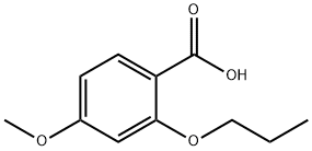 4-Methoxy-2-propoxybenzoic acid Struktur