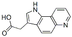 1H-Pyrrolo[2,3-f]quinoline-3-aceticacid(9CI) Structure