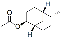 酢酸5-メチルビシクロ[3.3.1]ノナン-1-イル 化学構造式