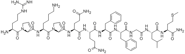 (3,4-DEHYDRO-PRO2,4)-SUBSTANCE P Structure