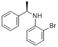 Benzenemethanamine, N-(2-bromophenyl)-a-methyl-, (aR)- Structure