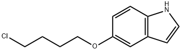 5-(4-chlorobutoxy)-1H-indole 结构式