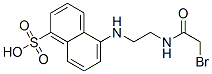 N-bromoacetyl-N'-(1-sulfo-5-naphthyl)ethylenediamine Structure