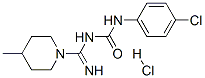 1-(4-CHLORO-PHENYL)-3-[IMINO-(4-METHYL-PIPERIDIN-1-YL)-METHYL]-UREA HYDROCHLORIDE Struktur