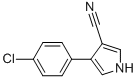 4-(4-CHLOROPHENYL)-1H-PYRROLE-3-CARBONITRILE Struktur