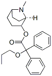 [(1R)-8-methyl-8-azabicyclo[3.2.1]oct-2-yl] 2,2-diphenyl-2-propoxy-ace tate Structure