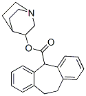 10,11-Dihydro-5H-dibenzo[a,d]cycloheptene-5-carboxylic acid quinuclidin-3-yl ester Structure