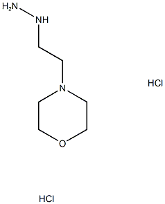 4-(2-肼基乙基)啉二盐酸盐,874-82-8,结构式