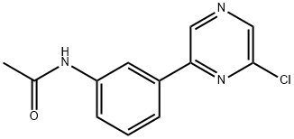 N-[3-(6-CHLORO-PYRAZIN-2-YL)-PHENYL]-ACETAMIDE Structure