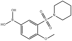 4-METHOXY-3-(PIPERIDIN-1-YLSULPHONYL)벤즈네붕산