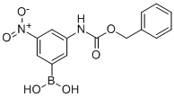 3-(苄氧基羰基氨基)-5-硝基苯基硼酸,874219-56-4,结构式