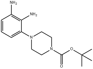 1-BOC-4-(2,3-DIAMINOPHENYL)PIPERAZINE,874279-78-4,结构式