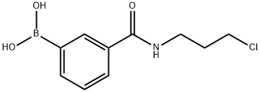 N-(3-氯丙基)-3-硼苯甲酰胺, 874288-10-5, 结构式