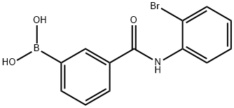 3-硼-N-(2-溴苯基)苯甲酰胺,874288-30-9,结构式