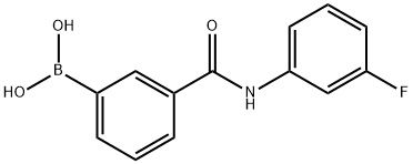 3-硼-N-(3-氟苯基)苯甲酰胺, 874288-34-3, 结构式
